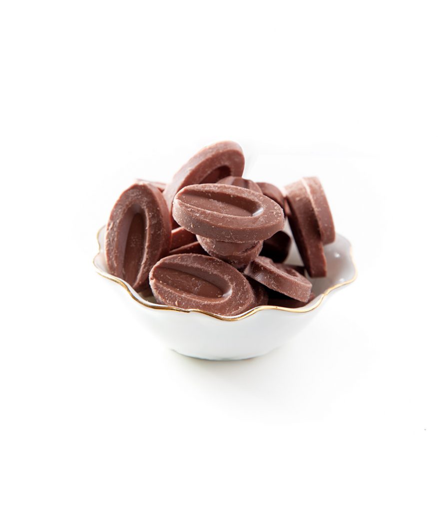 Pastille de chocolat au lait Valrhona 35% - Chamalo